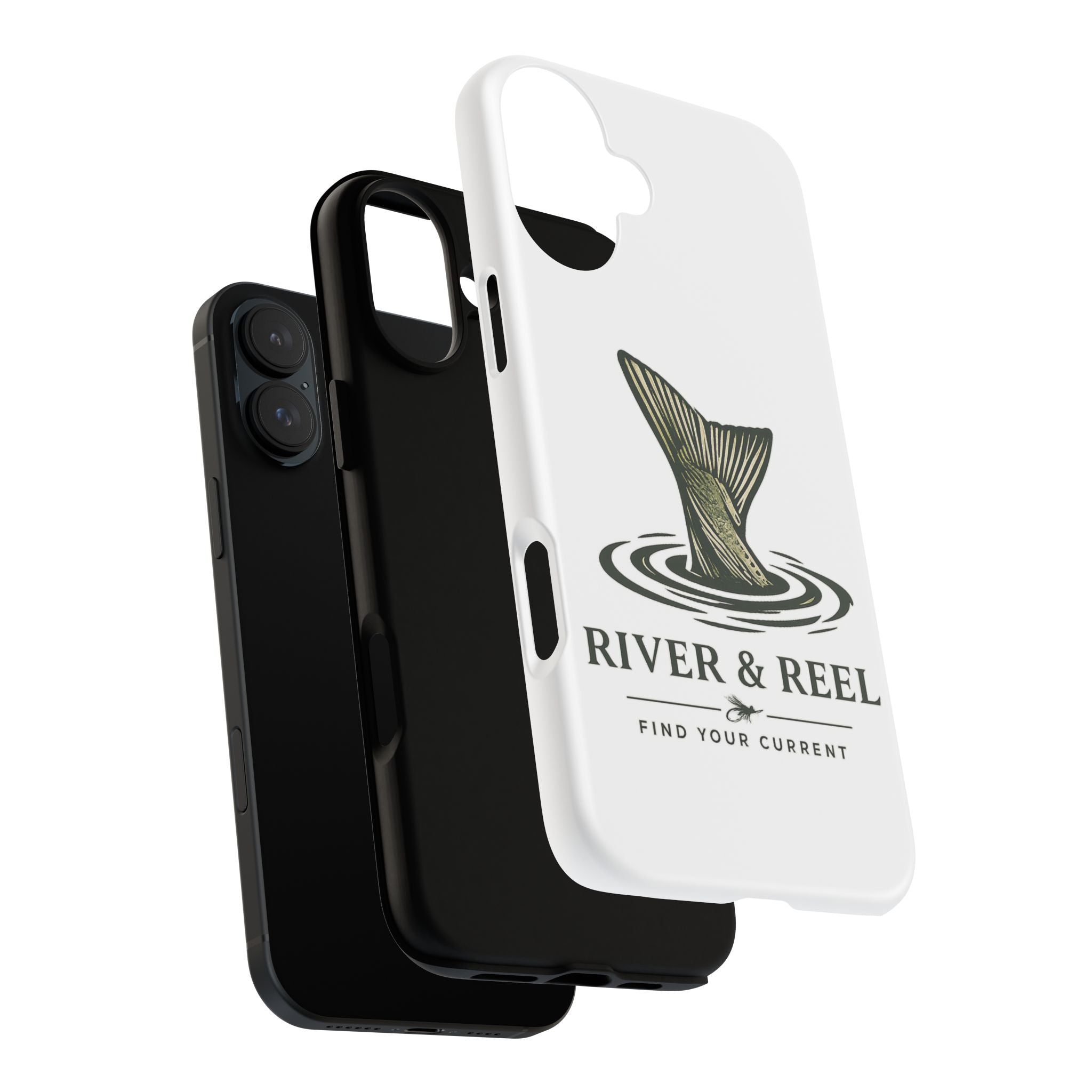 Phone Case — River & Reel 'Find Your Current' Fishing Phone Case