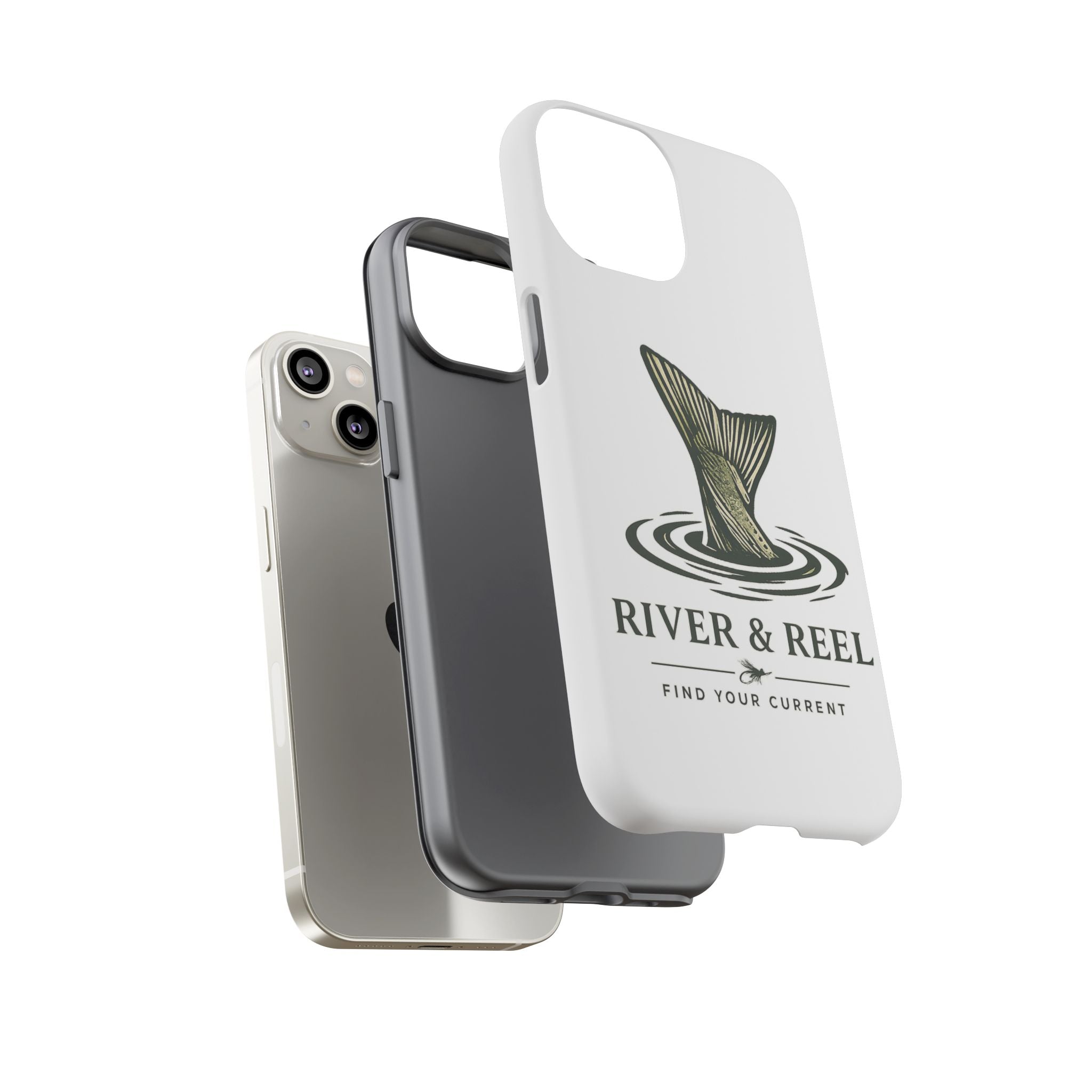 Phone Case — River & Reel 'Find Your Current' Fishing Phone Case