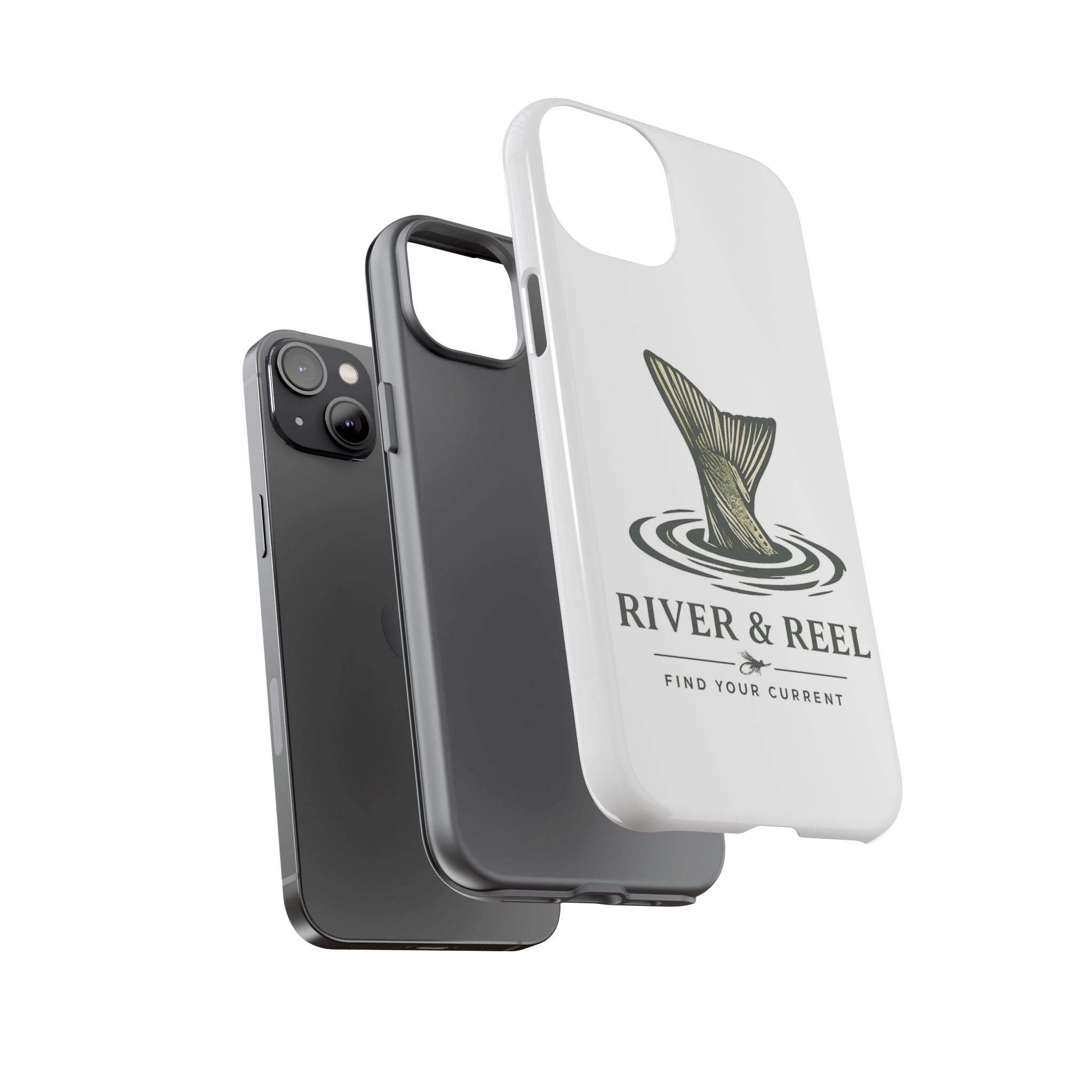 Phone Case — River & Reel 'Find Your Current' Fishing Phone Case