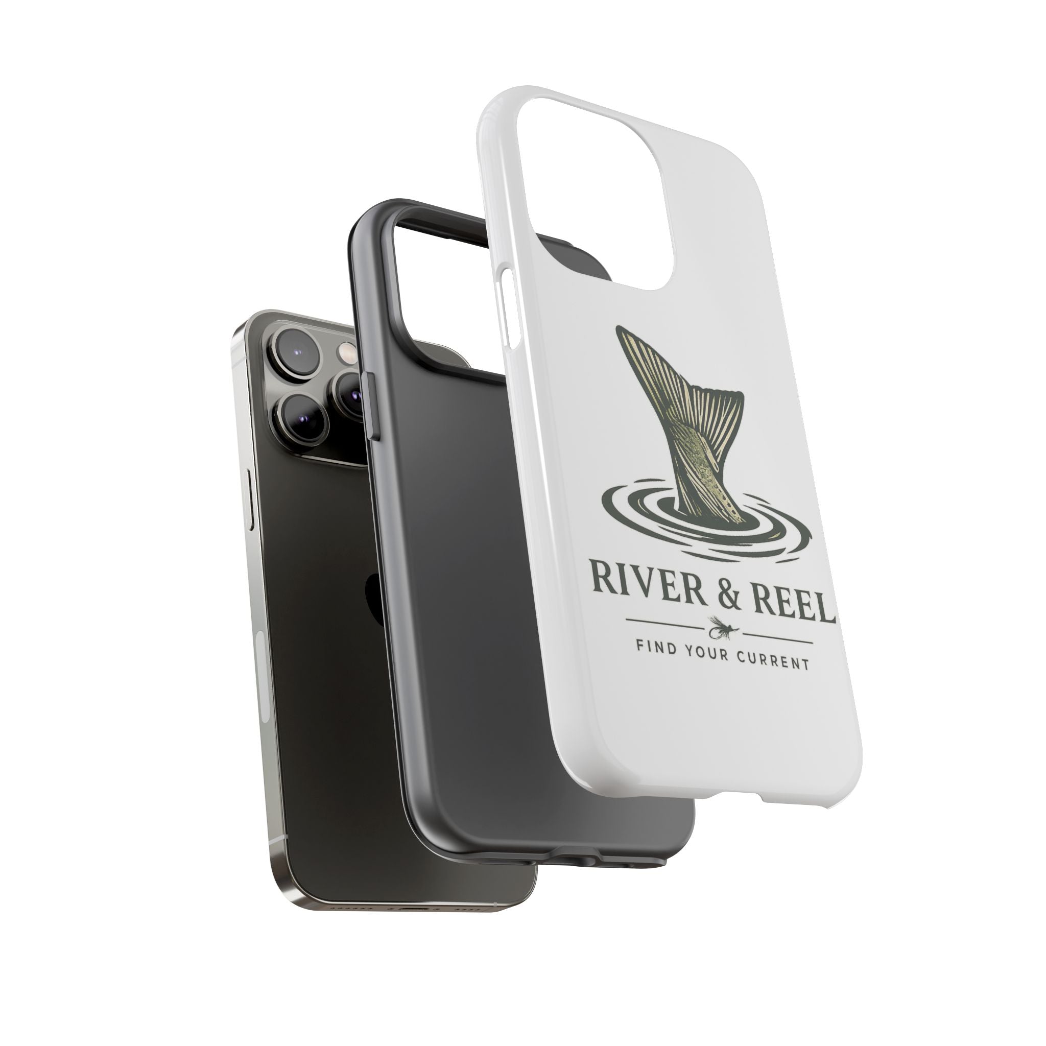 Phone Case — River & Reel 'Find Your Current' Fishing Phone Case
