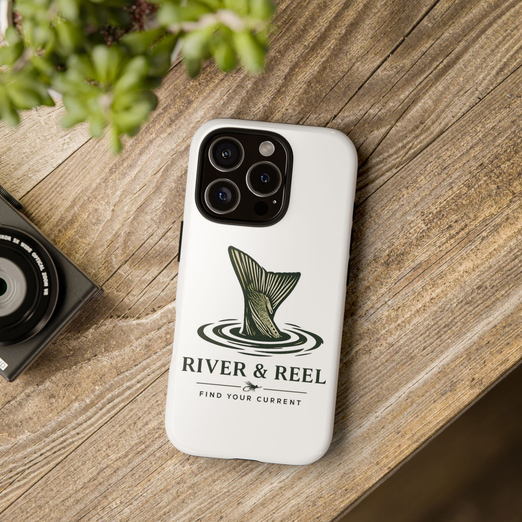 Phone Case — River & Reel 'Find Your Current' Fishing Phone Case