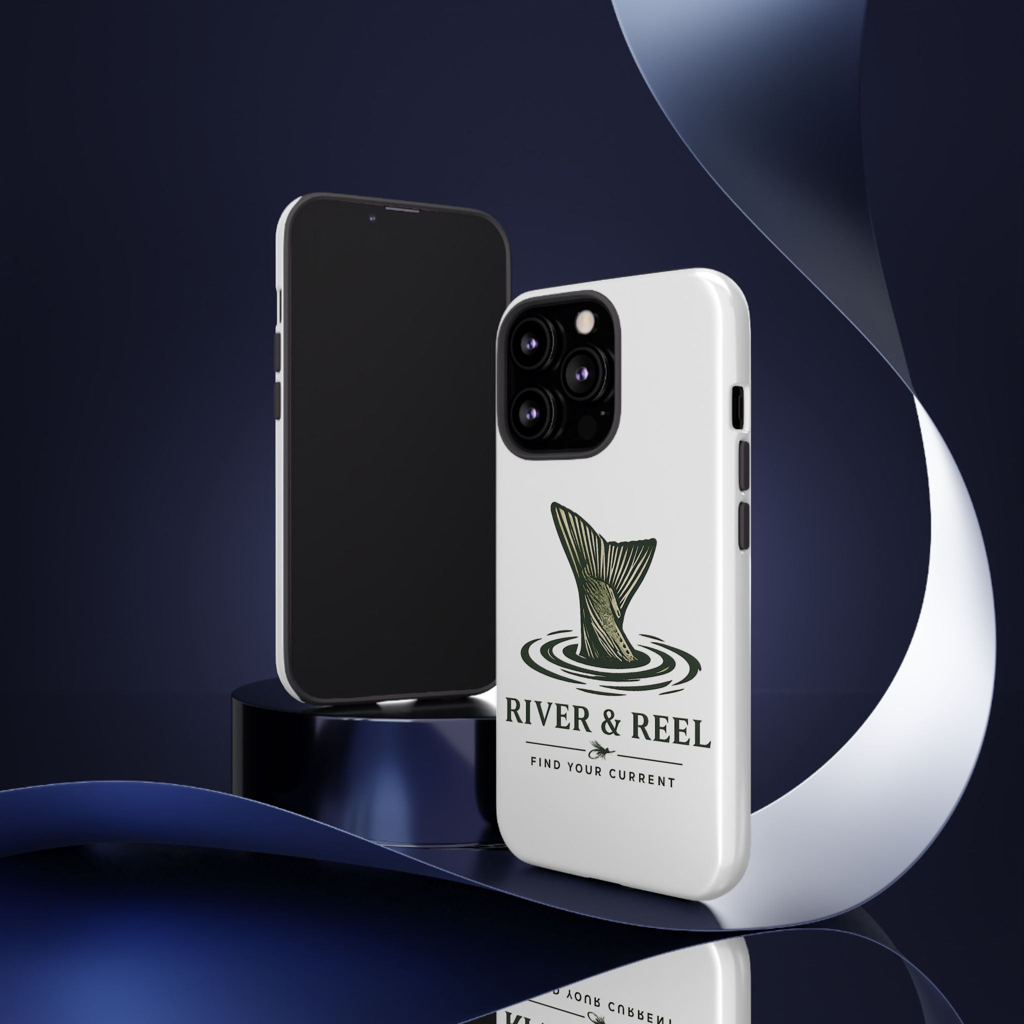 Phone Case — River & Reel 'Find Your Current' Fishing Phone Case
