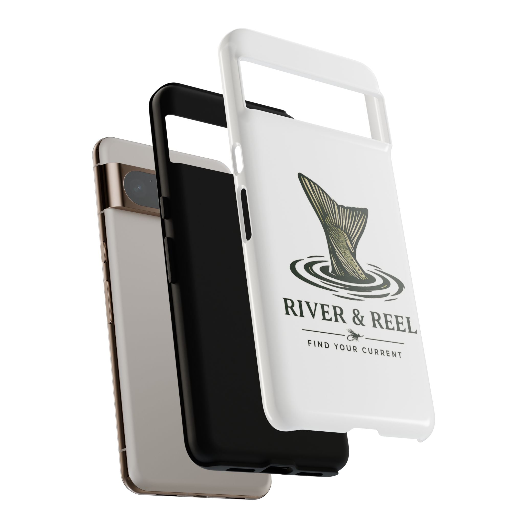 Phone Case — River & Reel 'Find Your Current' Fishing Phone Case