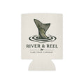 River & Reel Can Cooler – 'Find Your Current' Fishing Drink Koozie