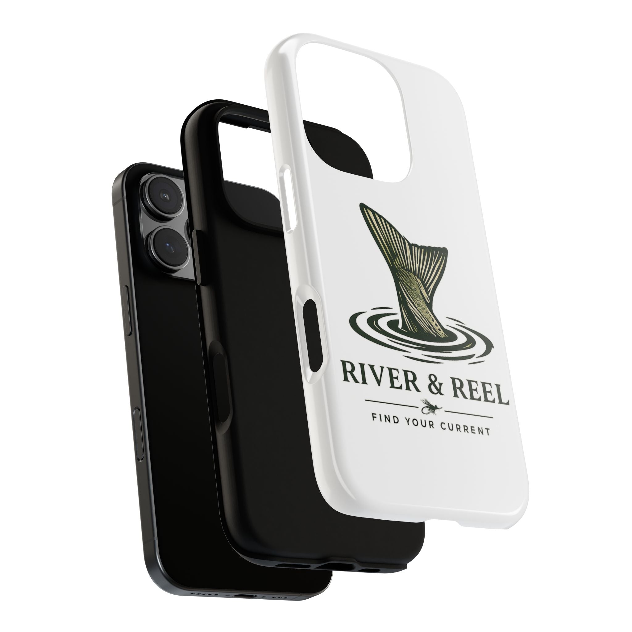 Phone Case — River & Reel 'Find Your Current' Fishing Phone Case