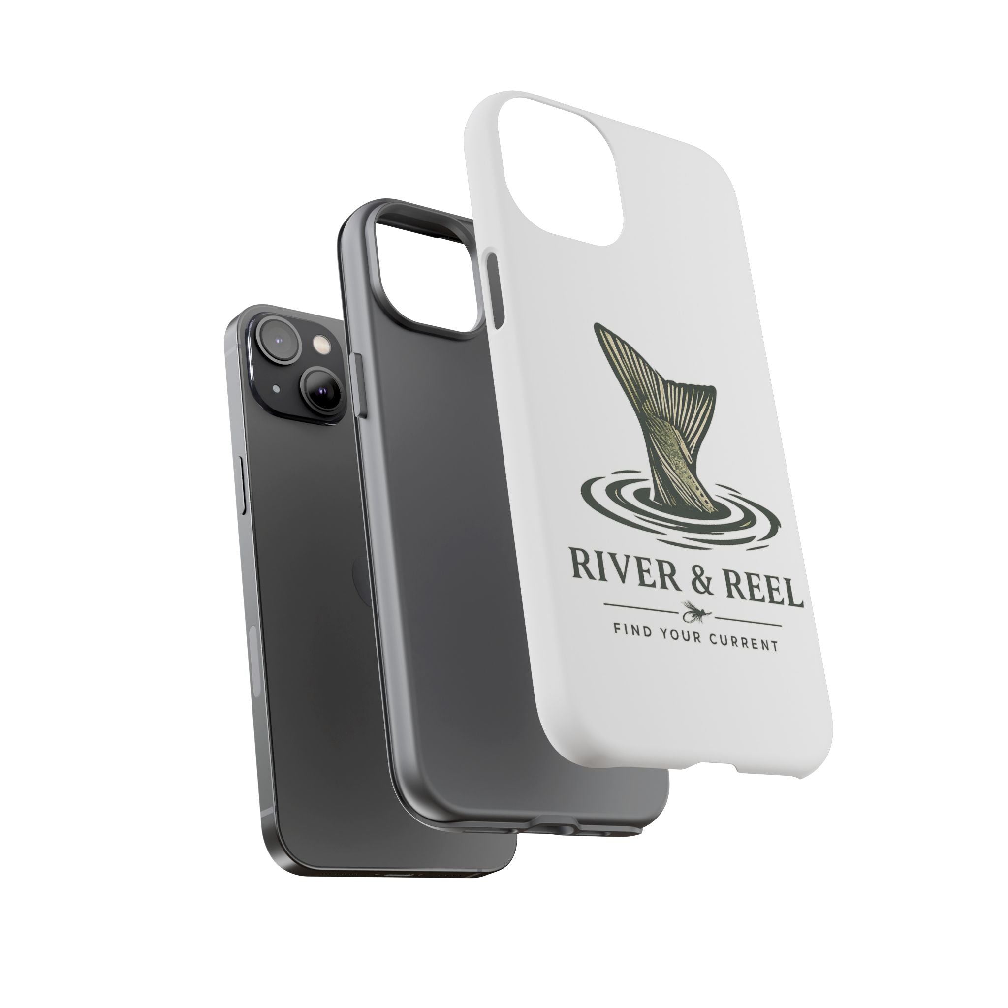 Phone Case — River & Reel 'Find Your Current' Fishing Phone Case