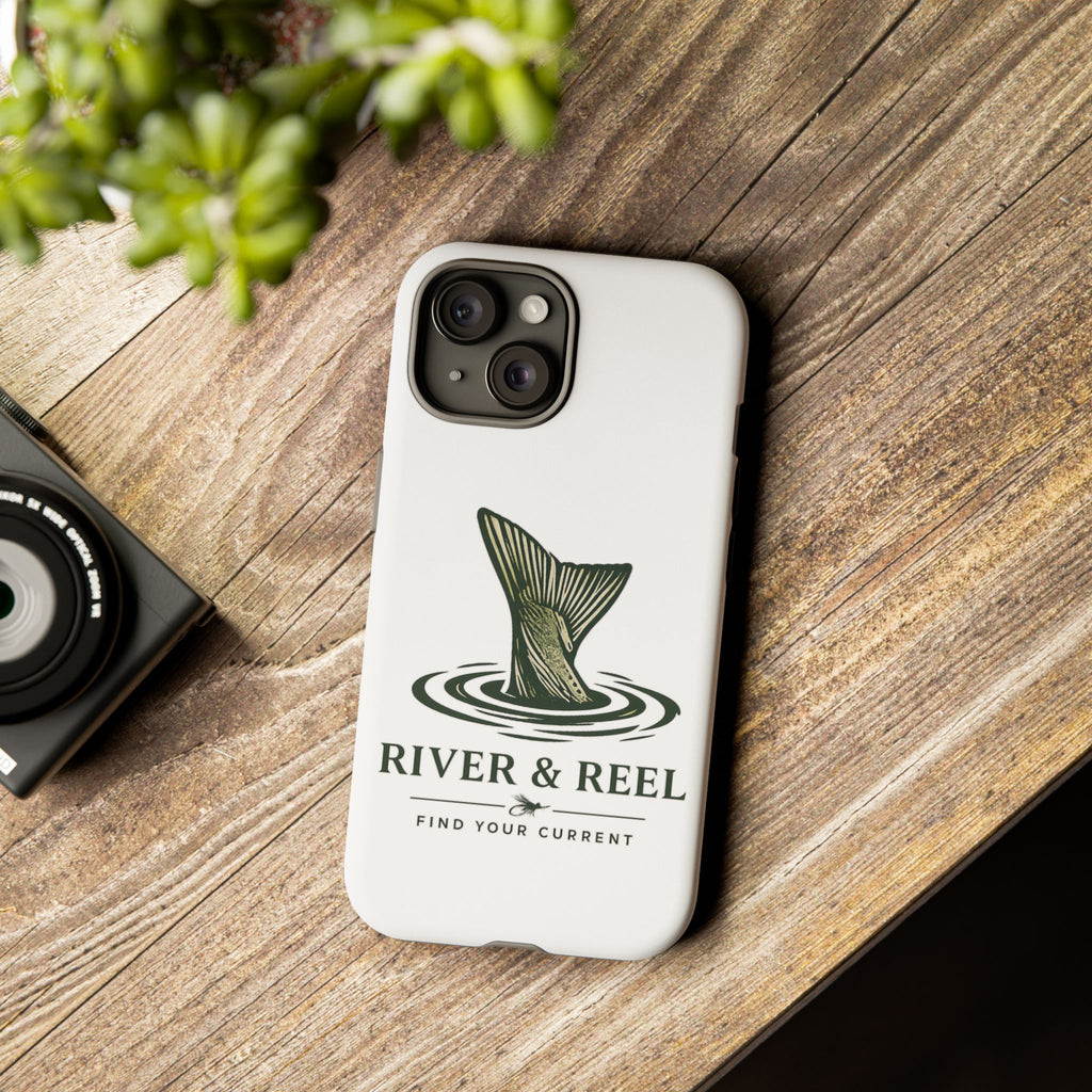 Phone Case — River & Reel 'Find Your Current' Fishing Phone Case