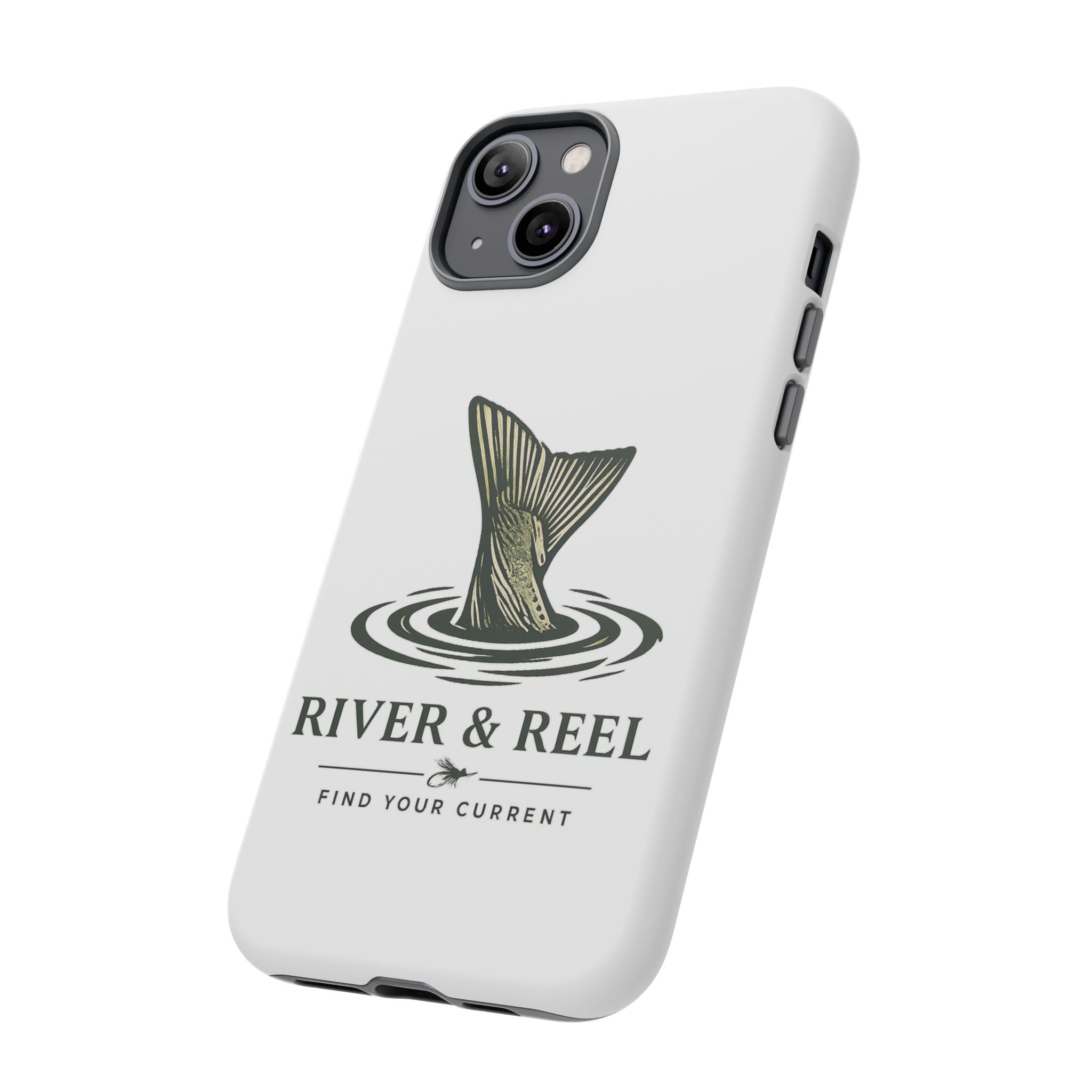 Phone Case — River & Reel 'Find Your Current' Fishing Phone Case