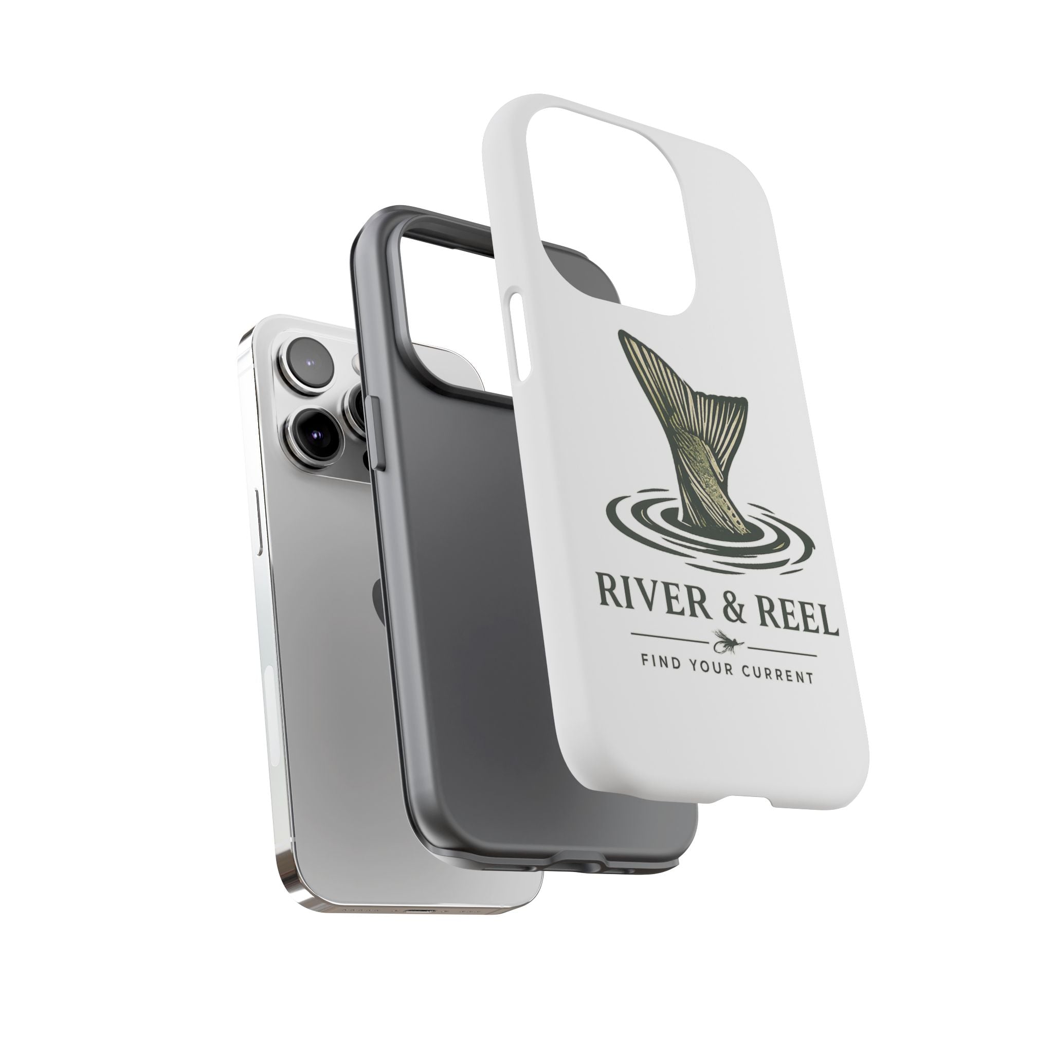 Phone Case — River & Reel 'Find Your Current' Fishing Phone Case