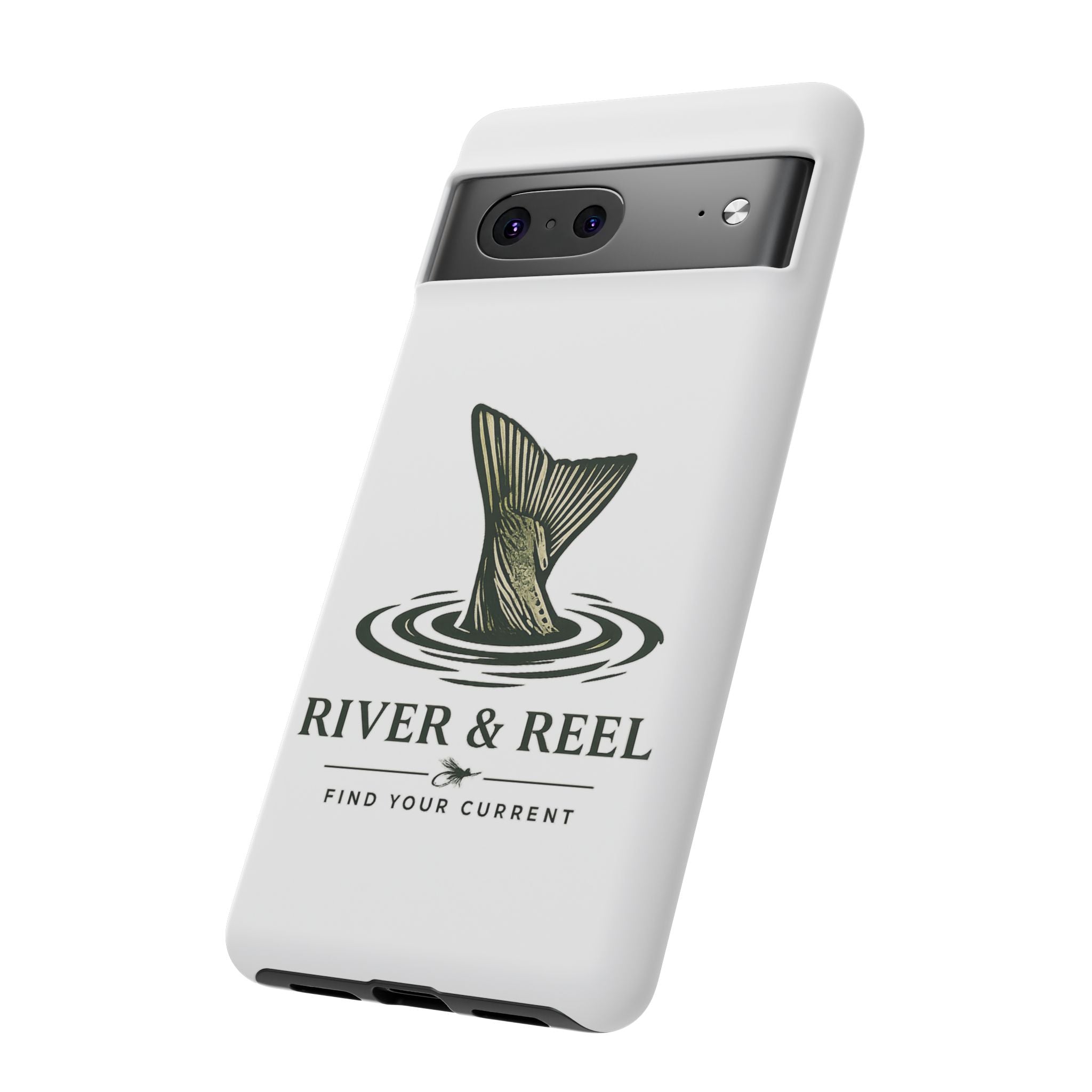 Phone Case — River & Reel 'Find Your Current' Fishing Phone Case