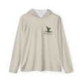Men's Brown Sports Warmup Hoodie with Eagle Logo