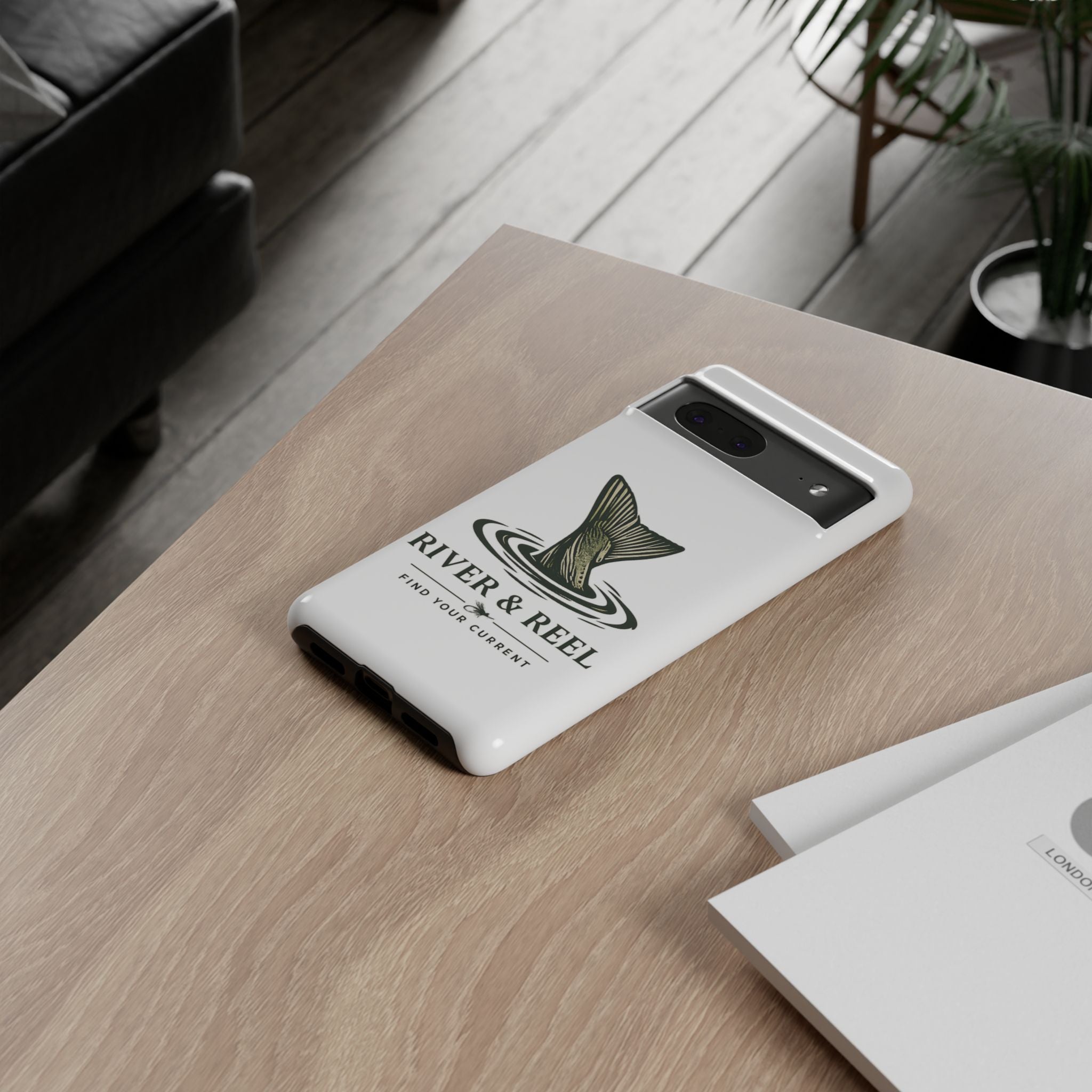 Phone Case — River & Reel 'Find Your Current' Fishing Phone Case
