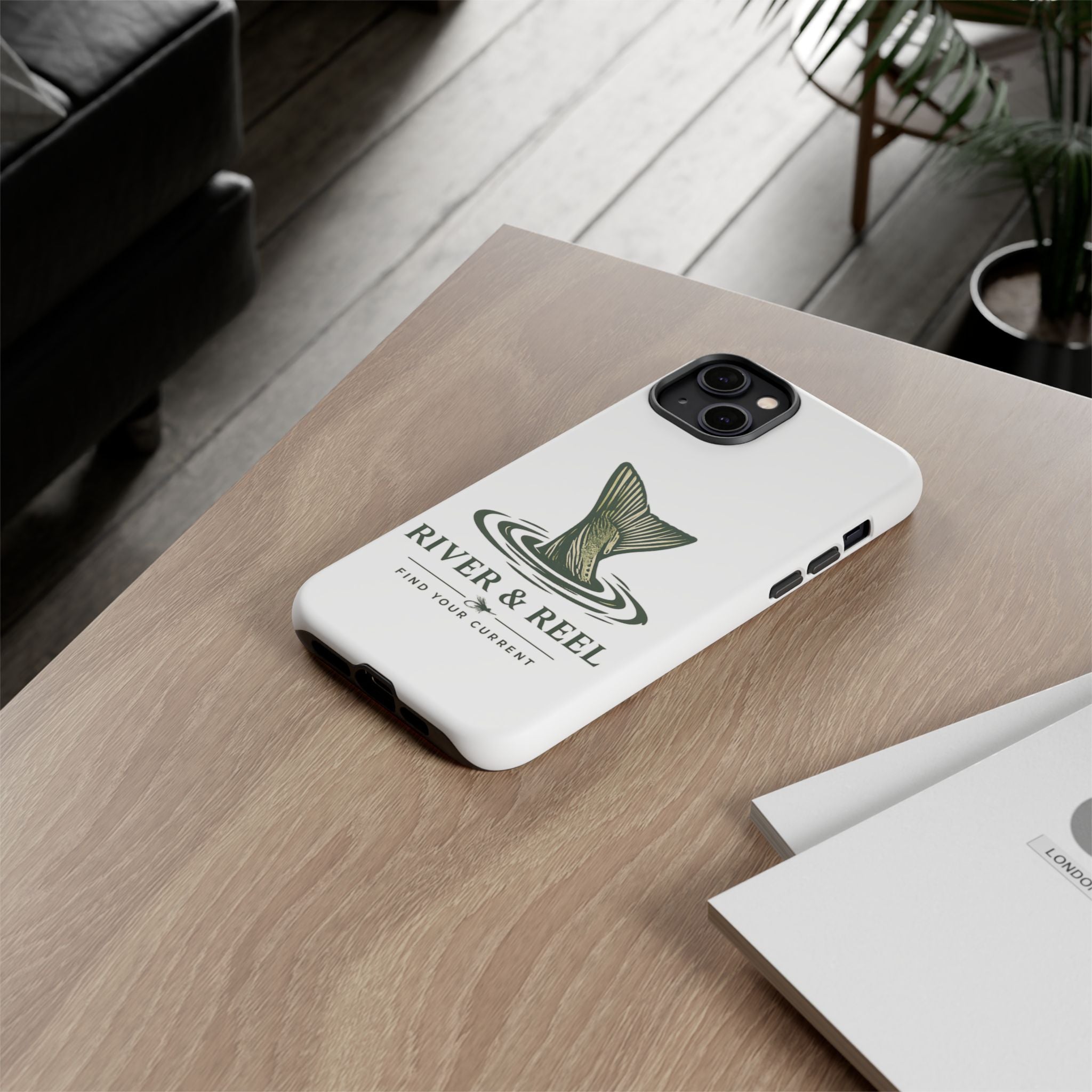 Phone Case — River & Reel 'Find Your Current' Fishing Phone Case