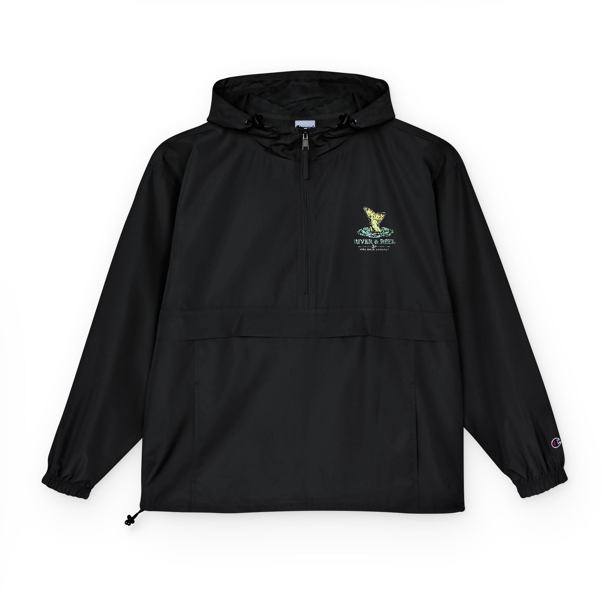 Packable Anorak Jacket — Reflective Floral Bear Chest Logo