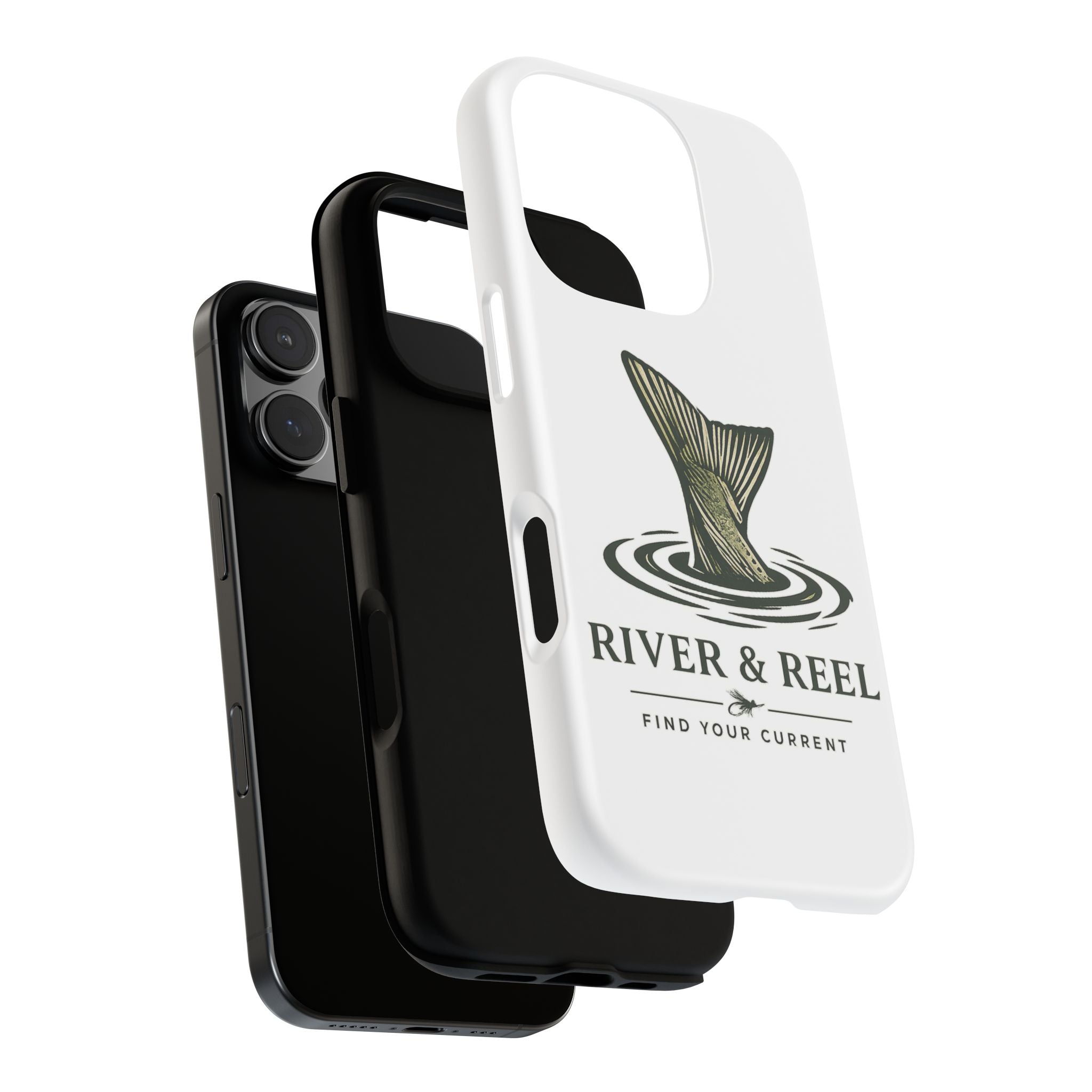 Phone Case — River & Reel 'Find Your Current' Fishing Phone Case