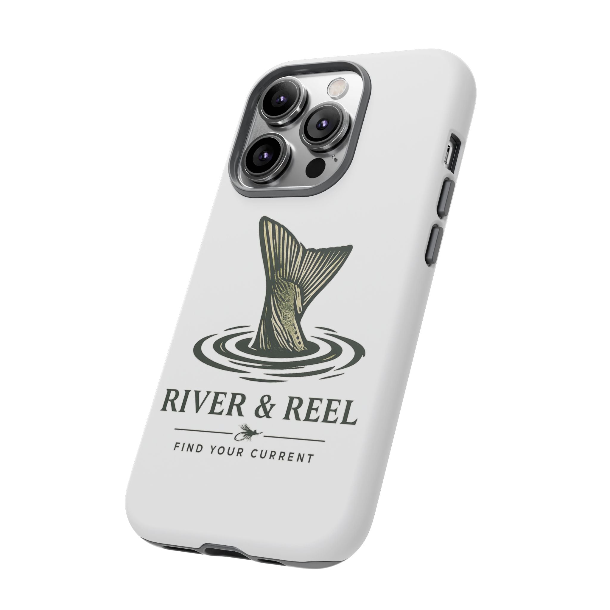 Phone Case — River & Reel 'Find Your Current' Fishing Phone Case