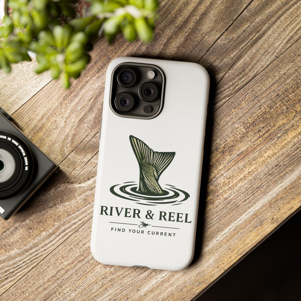 Phone Case — River & Reel 'Find Your Current' Fishing Phone Case