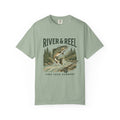 River & Reel Fishing T-Shirt — Find Your Current Graphic Tee