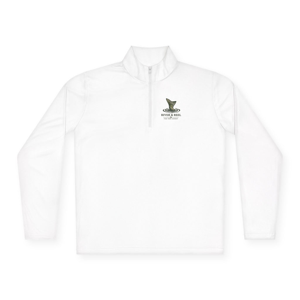 Quarter-Zip Pullover — Brewed Right Coffee Logo