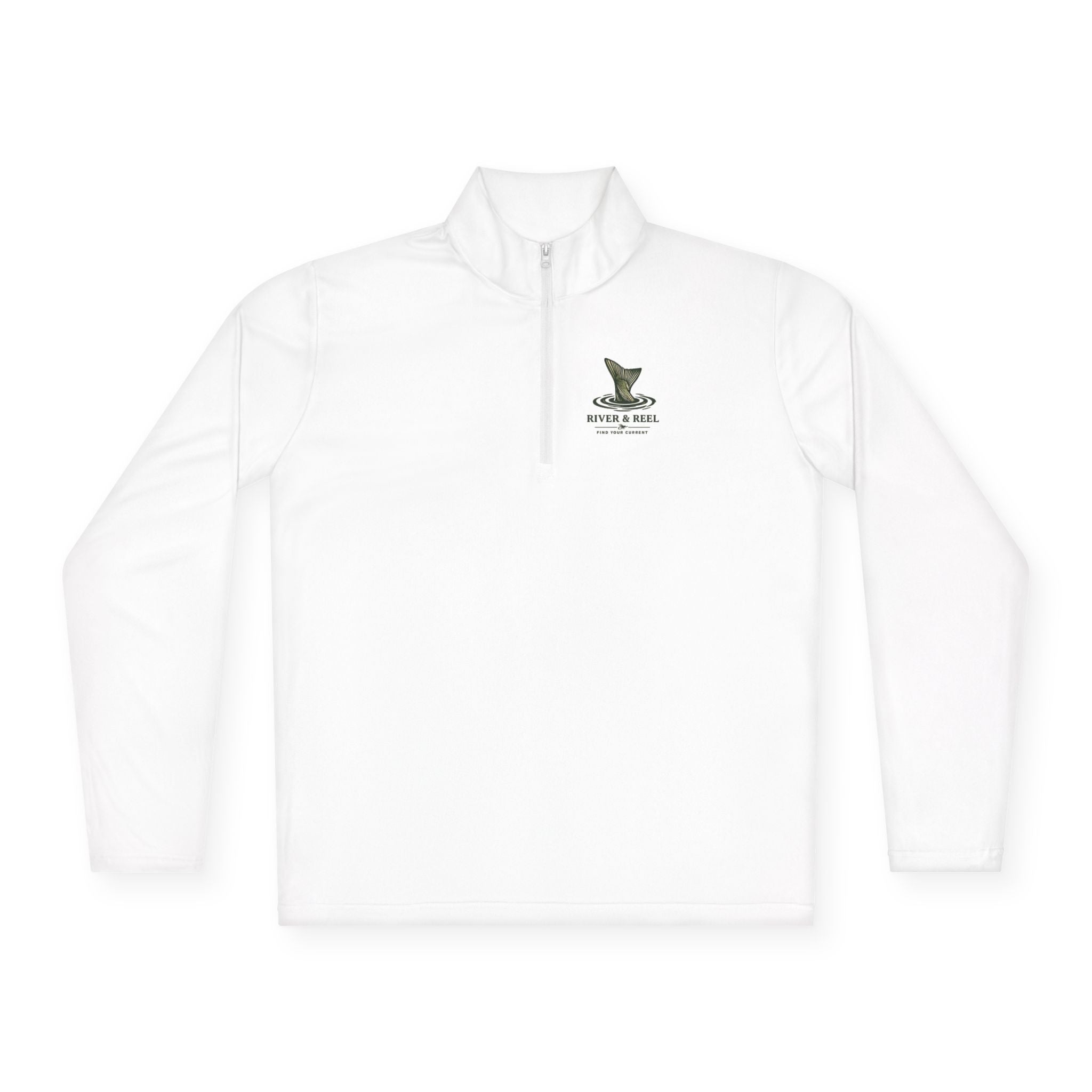 Quarter-Zip Pullover — Brewed Right Coffee Logo