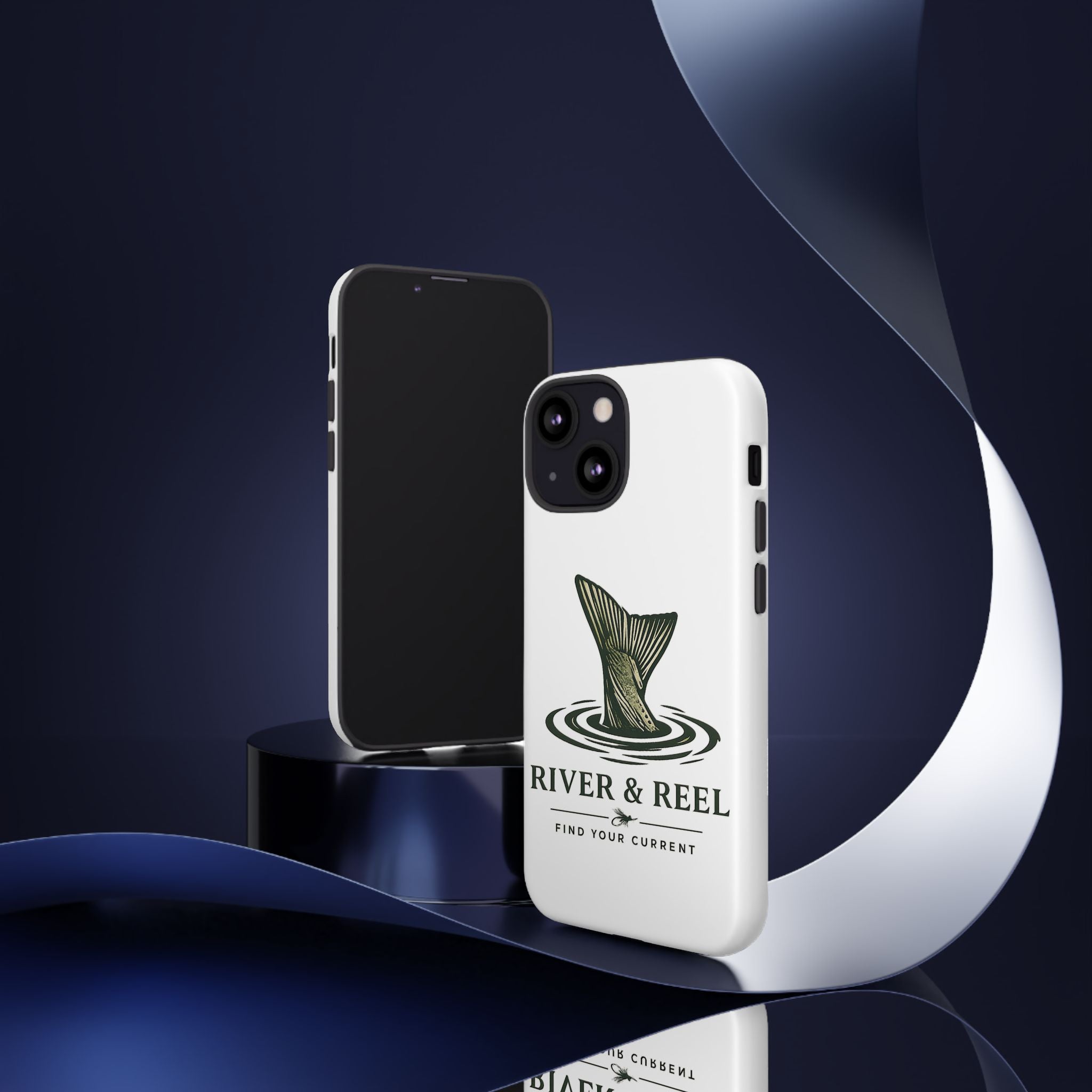 Phone Case — River & Reel 'Find Your Current' Fishing Phone Case